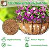 2 Stück 25cm Kokosblumentopf-Einsatz Hängender Kokoseinsatz Rille Blumenkorb-Einsatzmatte Gartenprodukte