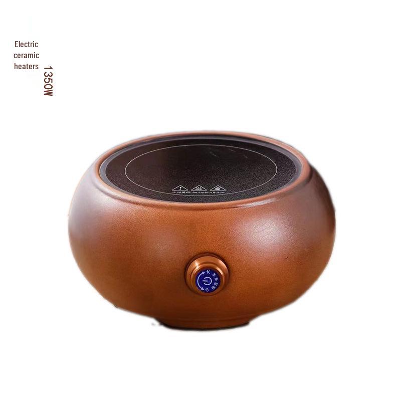 Volcanic Stone Electric Teapot Stove Set for Indoor Cooking and Gifting