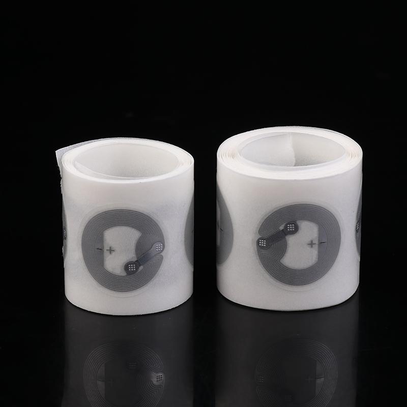 50/100 ks NFC štítků Čip NFC215 Nálepky RFID Elektronické nálepky pro kontrolu přístupu Chytrý klíč Přepisovatelné