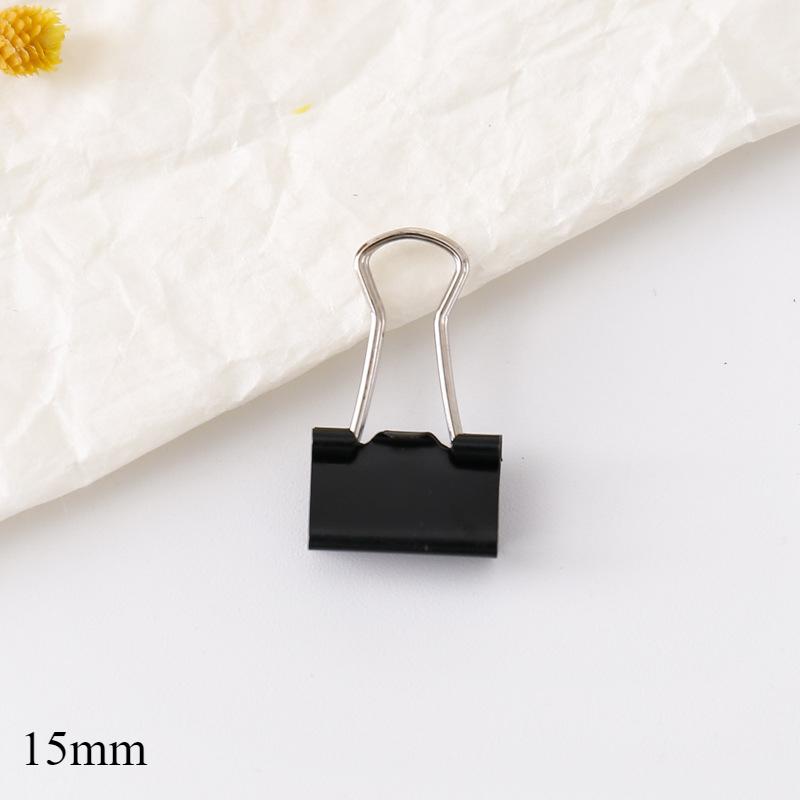 12 Pcs Binder Clips Foldback Clips 25mm/32mm/41mm/51mm Foldback Clamps Money Paper Clamps Writing Paper Clips for School
