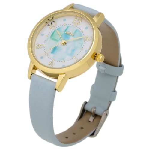 Fieldwork Women's Analog Watch with Water-Resistant Leather Strap, Blue, YM105-3