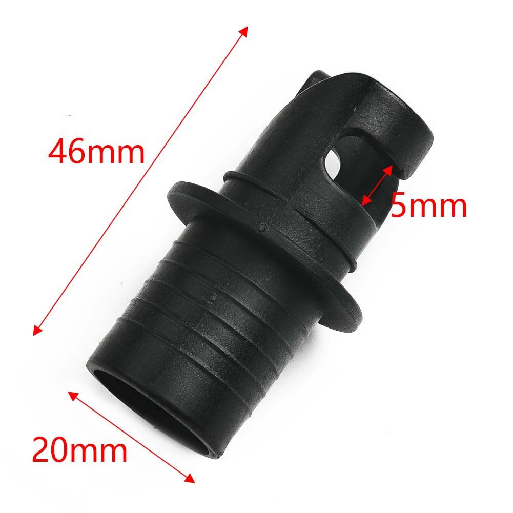 2pcs Hose Adapter Black High Flexibility High Strength