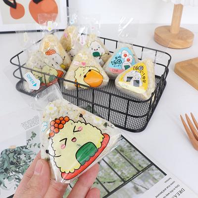 50 Stücke Schöne Cartoon Für Dreieck Reis Ball Verpackung Tasche Nori Onigiri Sushi Tasche Sushi Machen Form Bento Zubehör