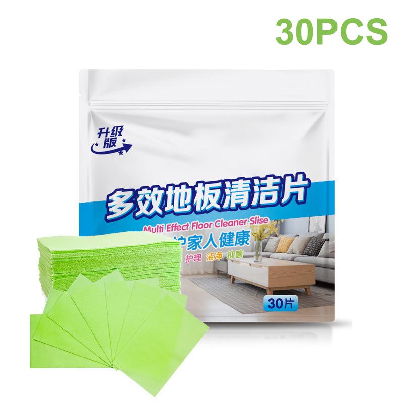 30/100Pcs Floor Cleaner Tablets Water-Soluble Sterilizing Fragrant Bathroom Kitchen Deodorant Dirt Toilet Cleaning Sheet