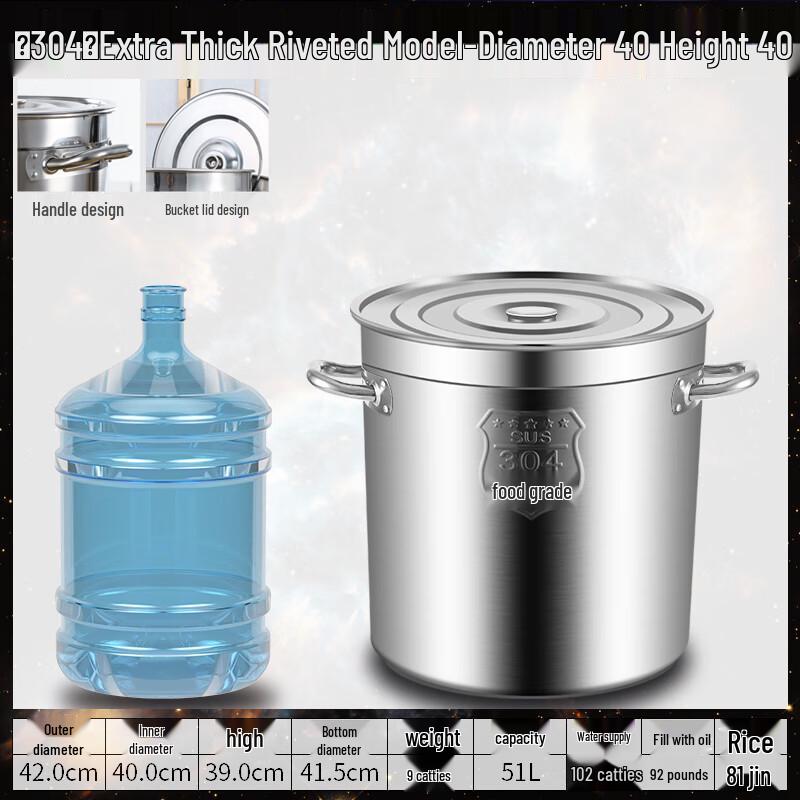 Yihuan Commercial Stainless Steel Round Pot
