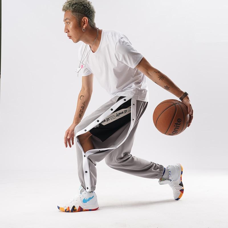 Xmen 2026 Men Hip Hop Pants Side Buttons Men 'S Elastic Waist Loose Style Men Joggers Trousers