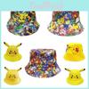 Cartoon Pikachu Fisherman Hat For Kids And Parents Cute Outdoor Sun Hat