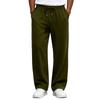 Men's Drawstring Elastic Waist Sweatpants - Color Loose Fit Joggers for Sizes