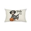 Funny Halloween Pillow Cover Printed Linen Pumpkin Cushion Cover Living Room Sofa Bedroom Pillow Cover