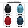 Men's Plus Size Hooded Windbreaker: Trendy Thin Autumn Sport Casual Jacket for Larger Sizes
