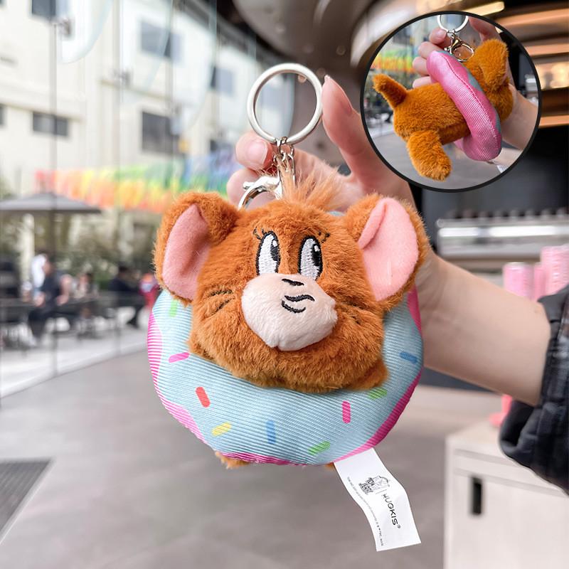 And Jerry Tom Plush Keychain With Star Moon Design For Gift Collection And