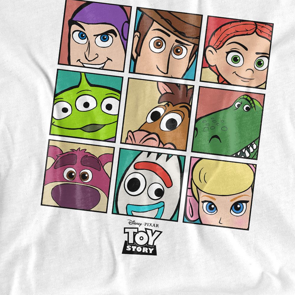 Toy Story Childrens/Kids Character Grid T-Shirt