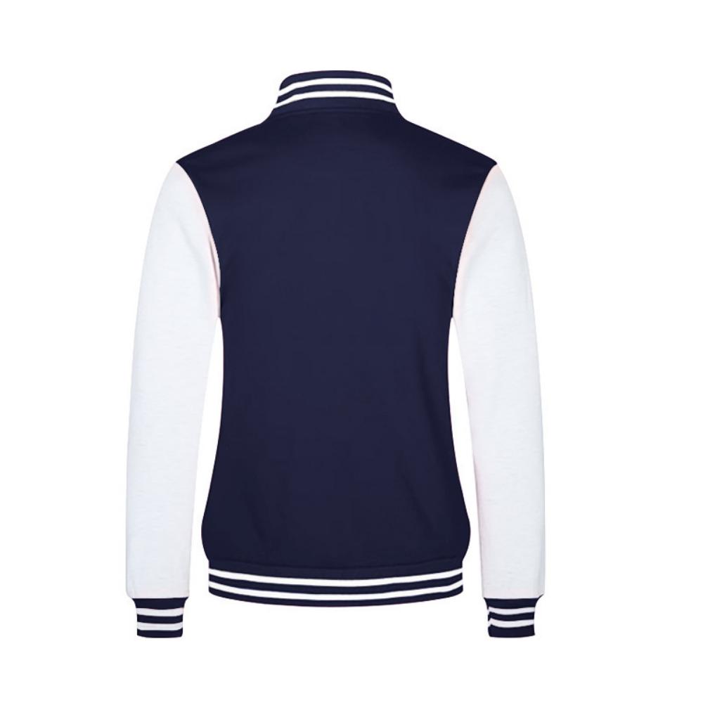 Klassische Collegejacke, lässige Baseballjacke für Herren, Mantel mit normaler Passform, College-Hipster-Windjacke für Frühling und Herbst