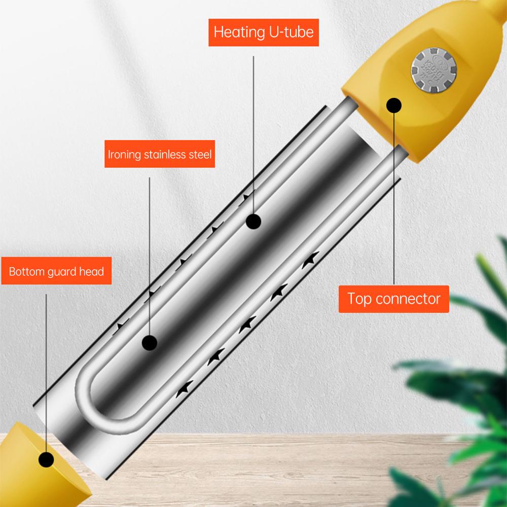 2500W Tankless Water Heater Electric with Auto Off Anti-scald Stainless Steel Protective Guard