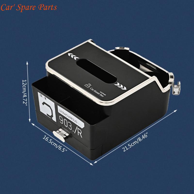 Y4UA Car Holder Storage Case Coffee Cup Drink Bottle Stand Tissue Holder Cup Holder