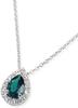 and Me Jewelry Emerald Necklace Large Recrystallized Emerald [You Box] 0.589 carat/14168/ [Birthstone May] [Gift wrapped]