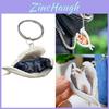 Sleeping Angel Dog Acrylic Keychain Backpack And Stylish Accessories