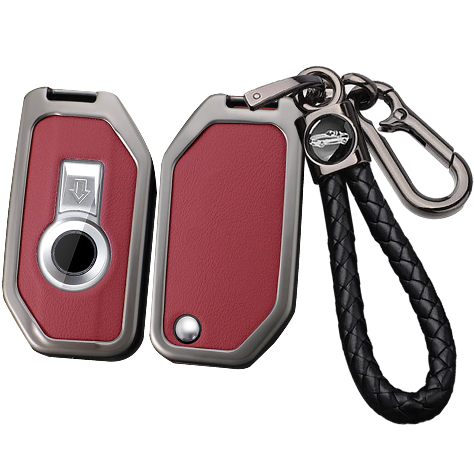 Smart Key Case for BMW Key Cover Key Holder F750GS Compatible with car genuine key case красный