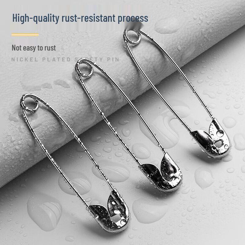 Stainless Steel Safety Pins (100-Pack)