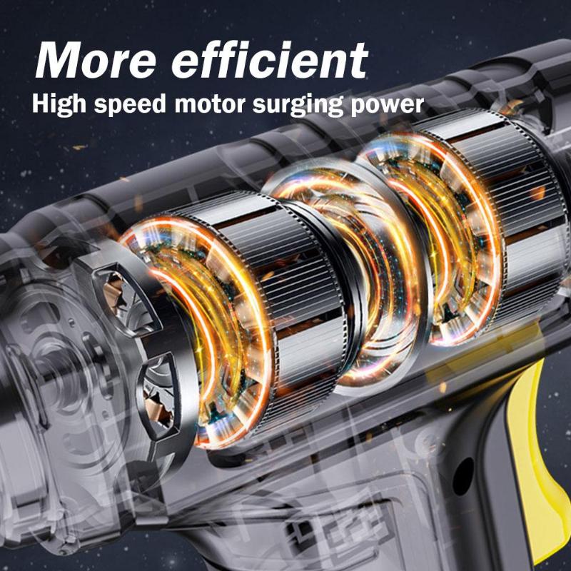 Suitu 120W Handheld Air Compressor Wireless/Wired Inflatable Pump Portable Air Pump Tire Inflator Digital for Car Bicycle Balls