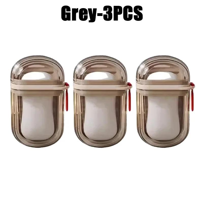 Creative Travel Soap Box with Lid Seal Draining Portable Small Soap Case Holder for Soap Storage and Bathroom Organizer