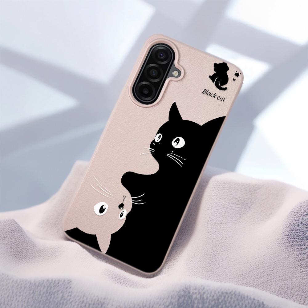 

Mischievous cat Case For Samsung S25 Ultra S24 S23 A05S A06 A07 A15 A16 A34 A35 A53 A54 A55 A17 A26 A36 A56 Soft Funda Cover Samsung A07