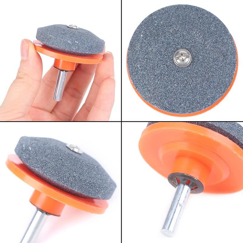 1 Pcs Lawn Mower Blade Sharpener Drill Lawnmower For Power Drill Cut Sharpener