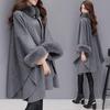 Winter Women's Parka Casual Coat Women Fur Jacket Woman Clothes Cloak Shawl Jacket