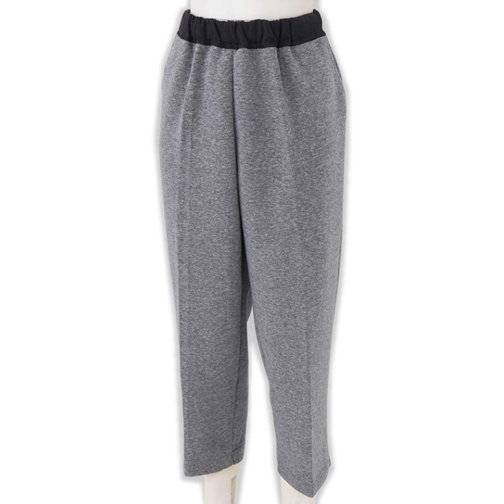 

Women s Knit Pants, Smooth Fit, Easy to Wear, for Caregivers, and Elderly Care (Light Gray, Size L (69-77))