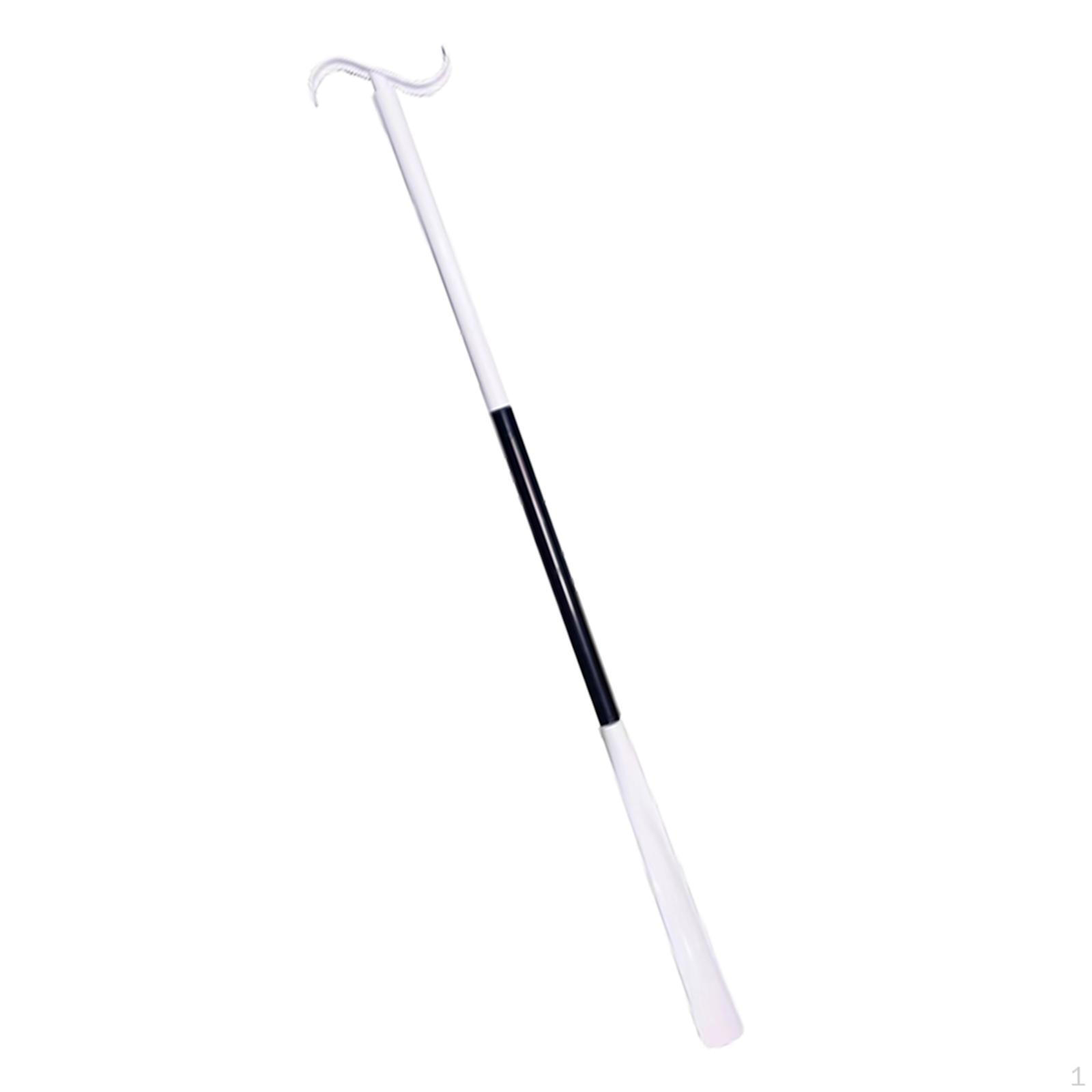 

Dressing Aid ,Sock Remover Tool Extra Long 34.65inch Helper Shoe Socks Shoehorn for White And Black