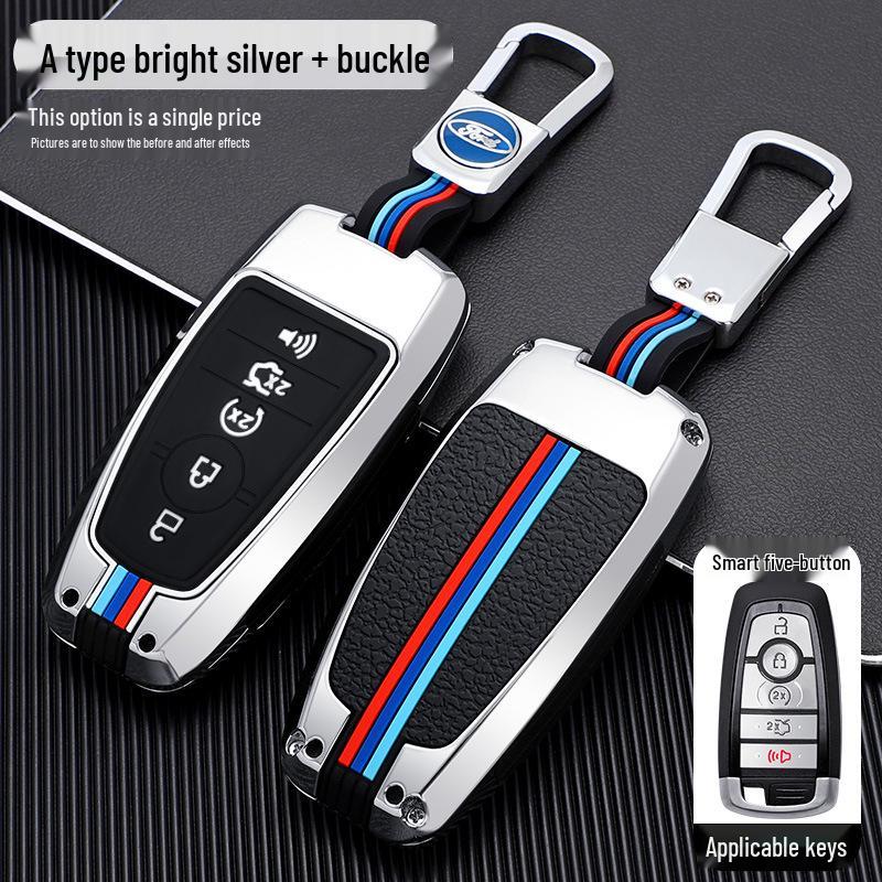 2020 Ford Escape & 2022 Mondeo Edge Two-Button Car Key Case