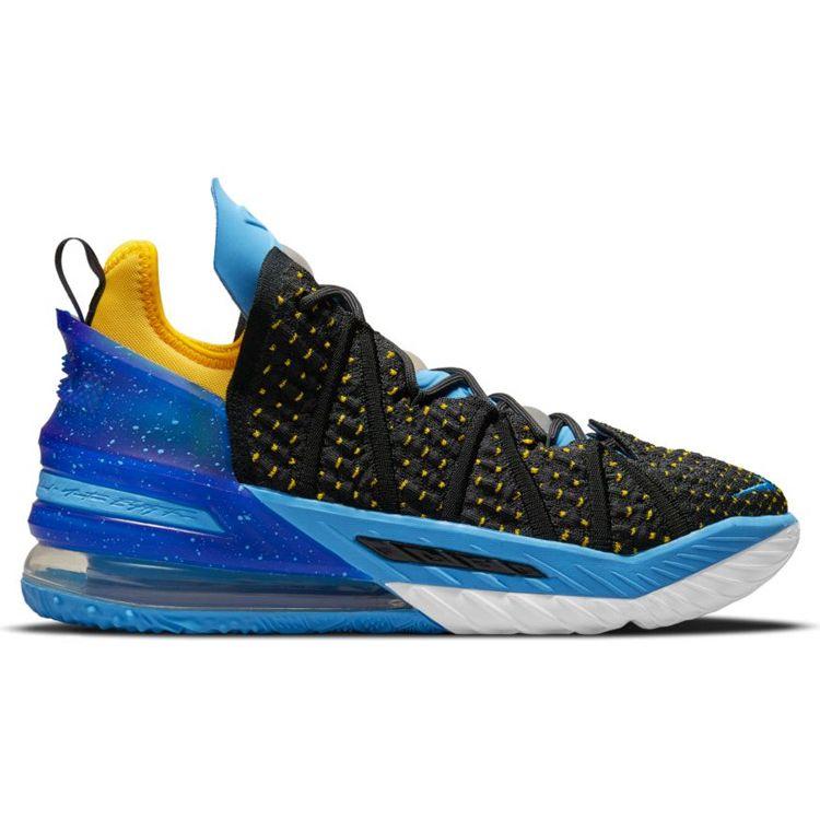 Nike LeBron 18 EP Lakers Heritage Men Sneakers Black University-Gold Coast CQ9284-006
