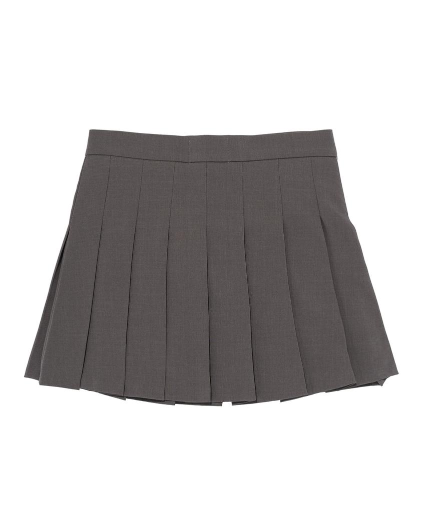 ROIDESROIS Preppy Pleated Tennis Miniskirt (Gray)
