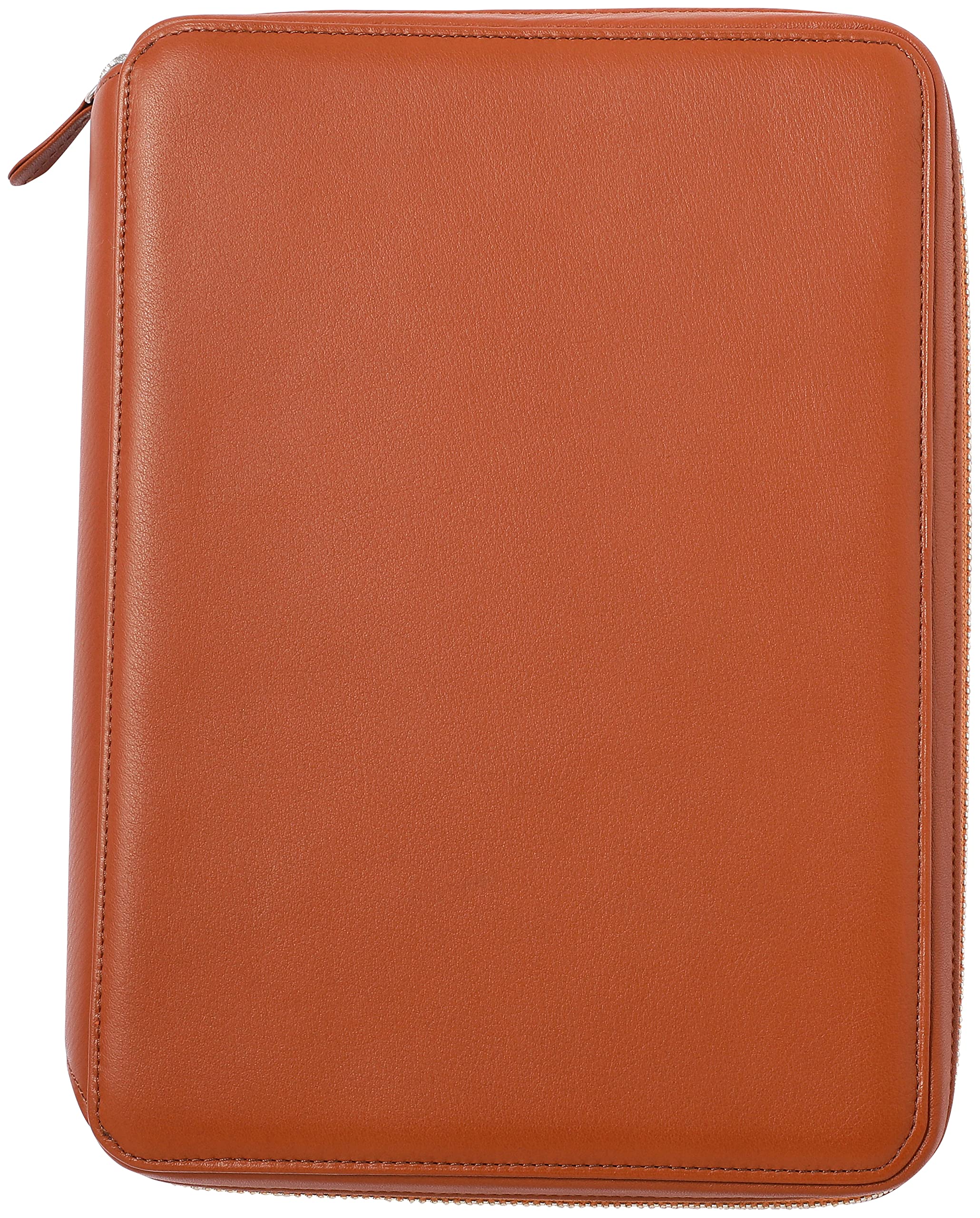 

Franklin Planner Calm Soft Leather Zipper Binder 30mm Brown Classic Size 65629