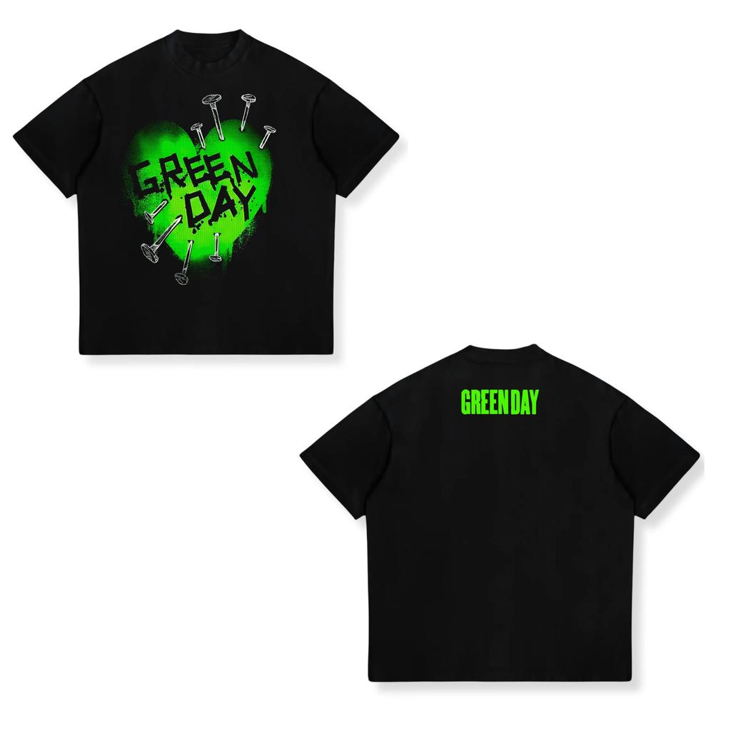 Punk Rock Band Green Day Dookie Graphic T Shirts Unisex Women Gothic Vintage Short Sleeve Tshirt Fashion Casual Oversized Tshirts