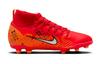 Nike Jr. Mercurial Superfly 9 Club Slip Resistant Abrasion Resistant Mid Top Kids' Soccer Shoes Red Teenagers FJ0351-600