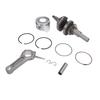 Engine Piston Connecting Rod Kit Metal Crankshaft Piston Pins Rods Set Wear Resistant for GX390 13 HP Engine