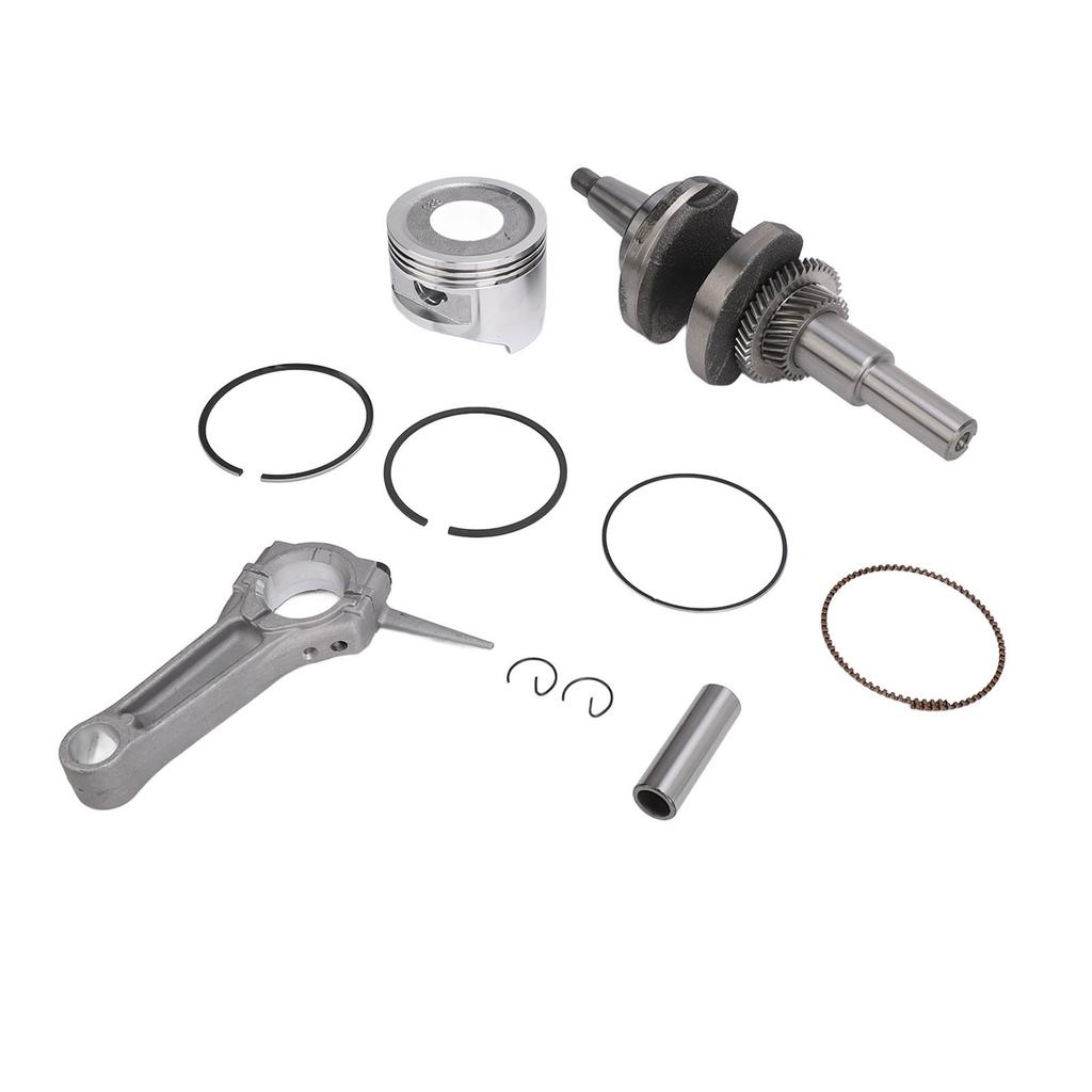 Engine Piston Connecting Rod Kit Metal Crankshaft Piston Pins Rods Set Wear Resistant for GX390 13 HP Engine