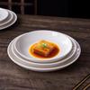 Pure White Round Ceramic Dinner Plates