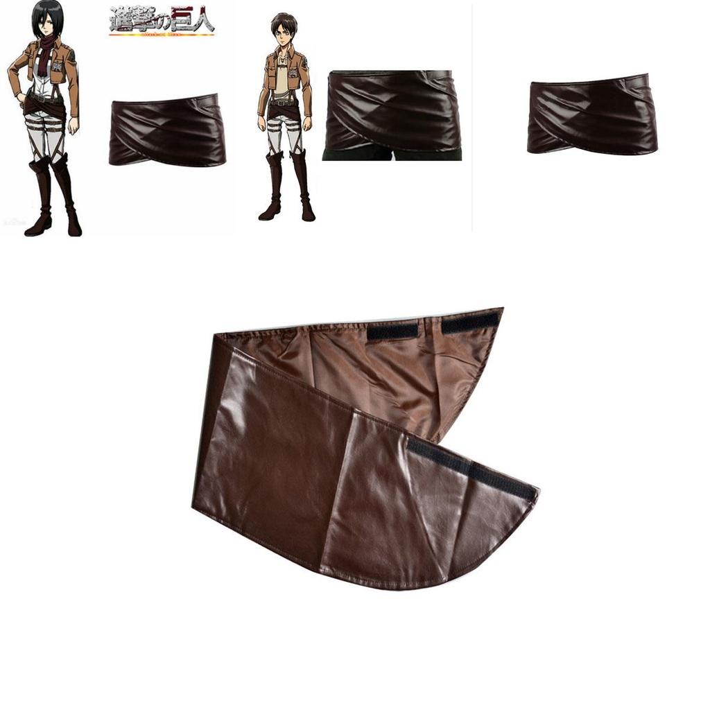 Elegant Attack On Titan Cosplay Skirt Crafted From Durable Pu Leather For Women