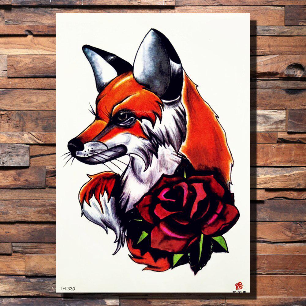 Lanțuri de flori de fluture autocolant tatuaje temporare false glorie de dimineață ratan tatuaje sexy pentru femei