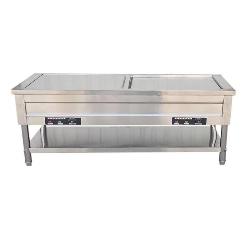 JPHZNB Commercial Stainless Steel Electric Steamed Bun & Food Warmer Display