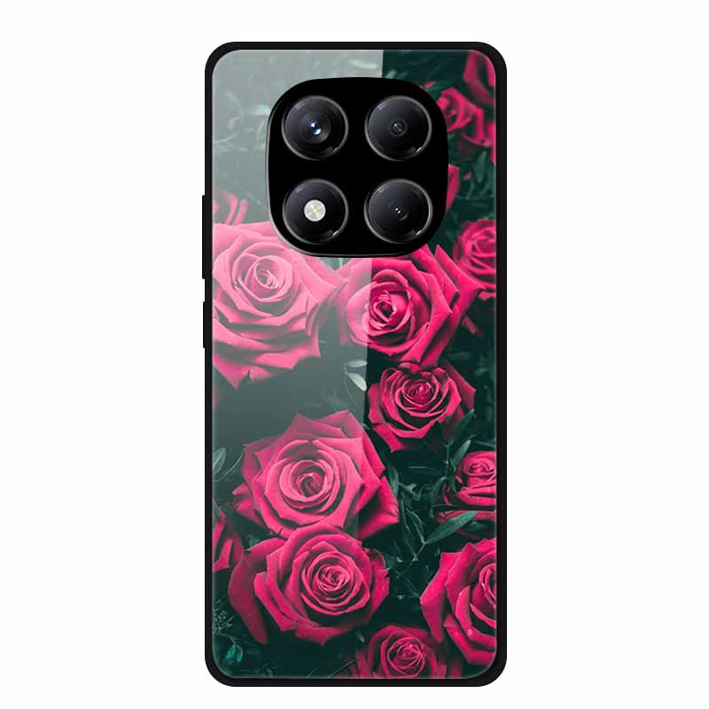 Luxury Case For Redmi Note 14 Pro 4G Tempered Glass Cover For Xiaomi Redmi Note14 Pro 4G Phone Cases Fashion Protective fundas