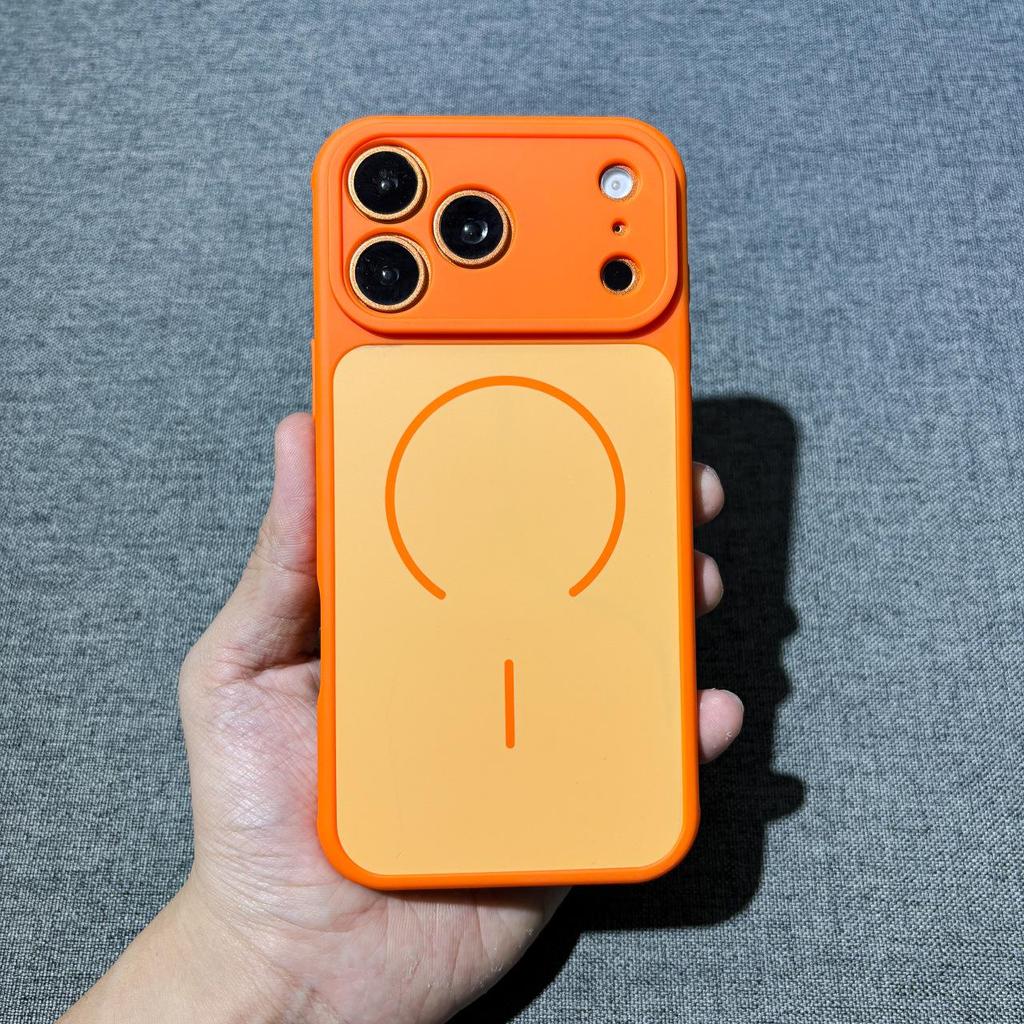 iPhone 17 Pro Max Magnetic Lens Protection Case - Full Coverage, Anti-Drop, Frosted Feel