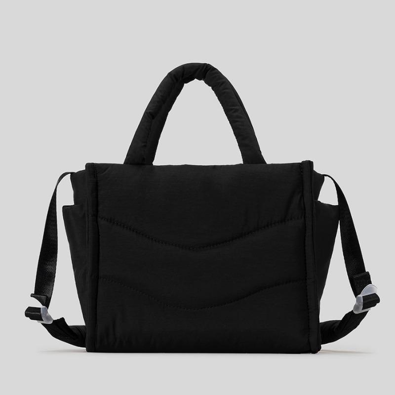 

Сумка-тоут для поездок на работу Высококачественная стеганая Простая одноплечевая сумка Квадратная сумка через плечо чёрный