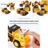 Inertia Oneclick Transforming Construction Vehicle Toy For Kids With Impact And Creative Play
