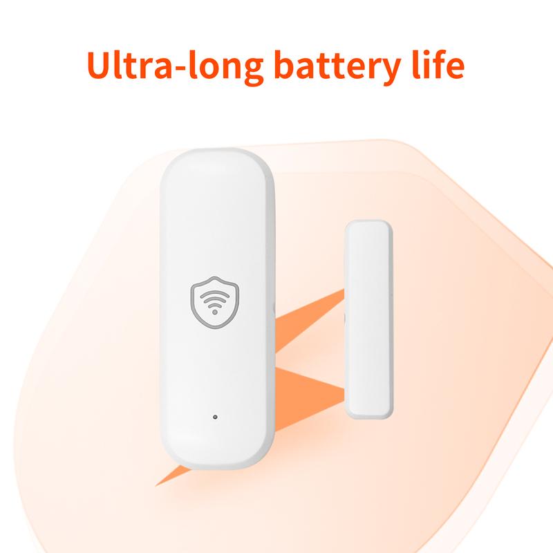 Tuya WiFi Zigbee Door Contact Sensor Wireless Door Detector Smart Life APP Safety Reminder Supports Alexa And Google Home
