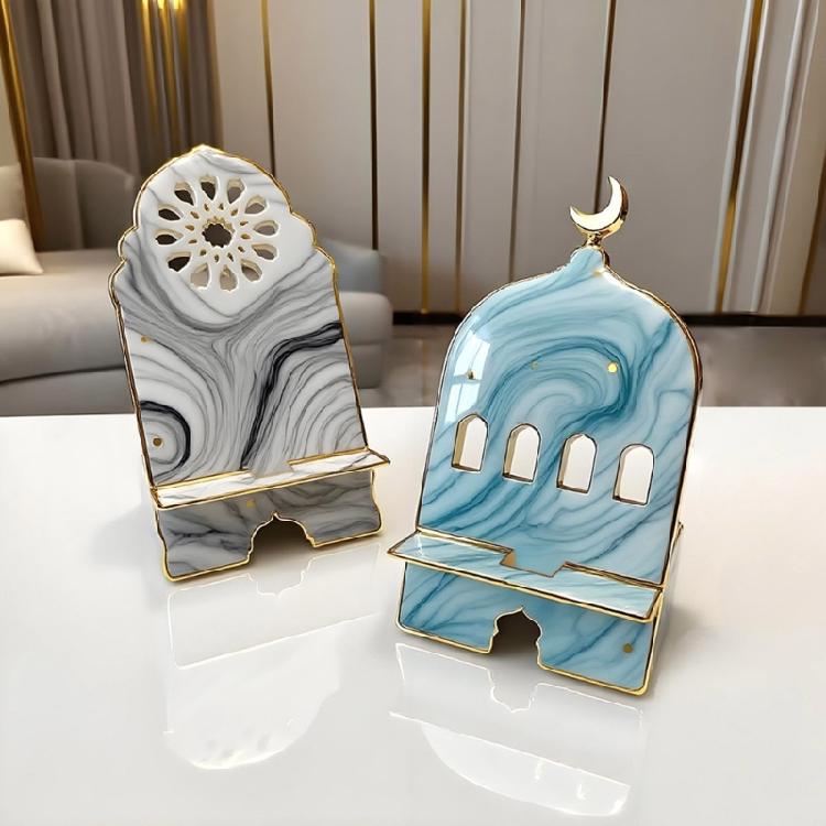 Portable 2 Piece Phone Stand Crafting Mold Middle Eastern Inspired Design with Removable Parts