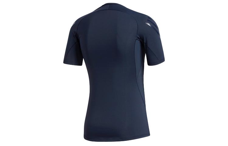 adidas T Shirts Men's Legend Ink Color Crew Neck Moderate Straight Fit FJ4078
