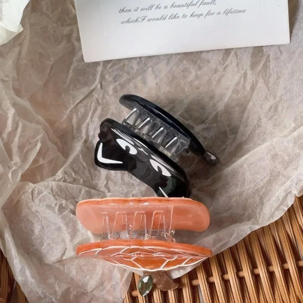 Waterproof Halloween Shark Clip Funny Acetic Acid Hair Claw Pumpkin Hair Clip Girls